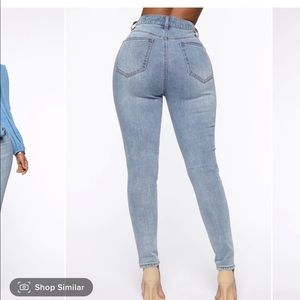 Fashion Nova Save the turtles skinny jeans